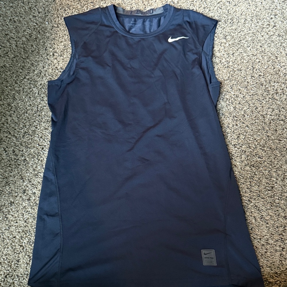 Nike Dark Blue Sleeveless Sports Top